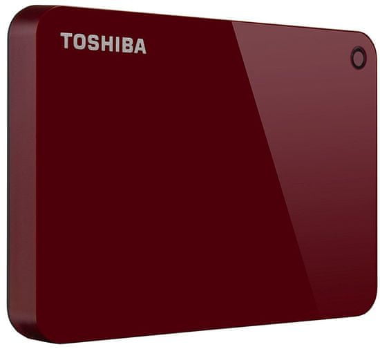 TOSHIBA Canvio Advance - 2TB, červená (HDTC920ER3AA)
