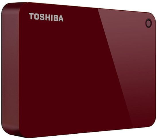 TOSHIBA Canvio Advance - 4TB, červená (HDTC940ER3CA)