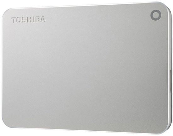 TOSHIBA Canvio Premium - 1TB, metalicky strieborná (HDTW210ES3AA)