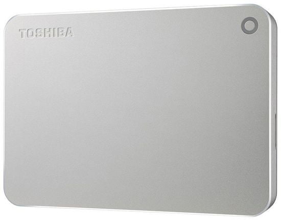 TOSHIBA Canvio Premium - 4TB, metalicky strieborná (HDTW240ES3CA)