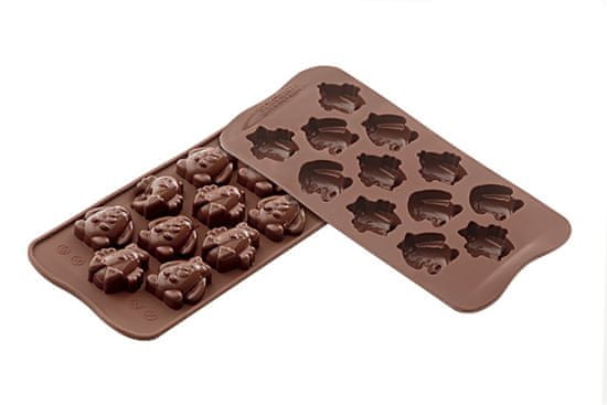 Silikónová forma na čokoládu – veľkonočné zvieratká
