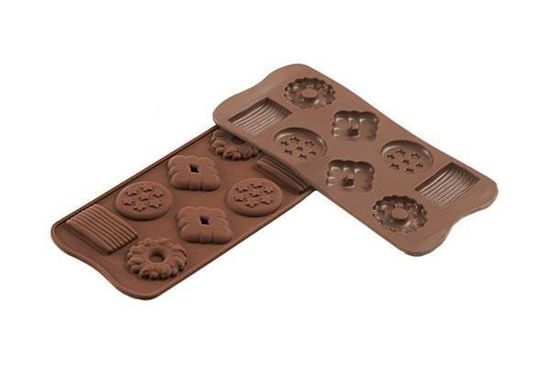 Silikónová forma na čokoládu – sušienky