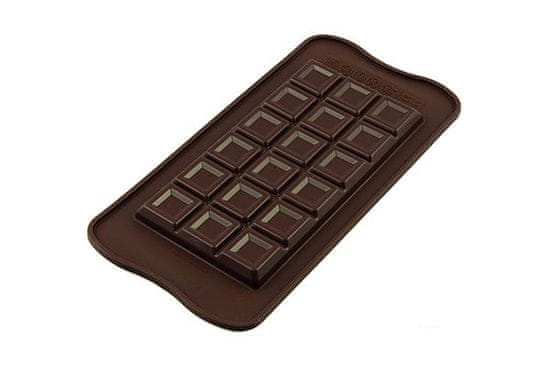 Silikónová forma na čokoládu – zdobená čoko tabuľka
