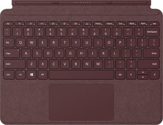 Microsoft Surface Go Type Cover Burgundy, ENG (KCS-00053)