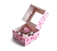 Ibili Škatuľka na cukrovinky – ružová 2 ks 16 × 16 cm