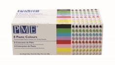 PME Súprava gélových farieb – 8 ks