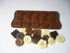 Silikomart Silikónová forma na čokoládu – gombíčky