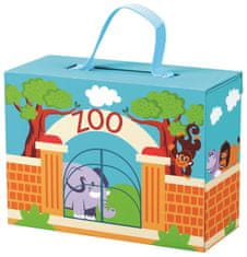 Bino Cestovné kufrík so zvieratkami ZOO