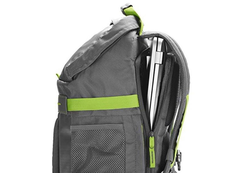 batoh na notebook HP 15.6 Grey Odyssey Backpack L8J89AA vnútorná polstrovaná kapsa na notebook
