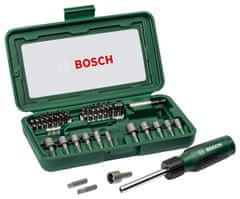Bosch 46-dielna sada + račňový skrutkovač (2607019504)
