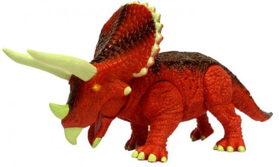 ADC Blackfire Mighty Megasaur Triceratops se světly a zvuky 20 cm