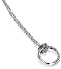 Hot Diamonds Strieborný náhrdelník s pravým diamantom Jasmine DP735
