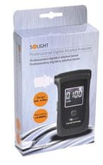Solight Alkohol tester, profesionálne Fuel Cell, 0,0 - 4,0 ‰ BAC, citlivosť 0,008 ‰ (1T06)