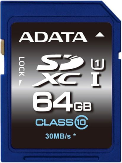 A-Data SDXC Premier 64GB UHS-I (ASDX64GUICL10-R)