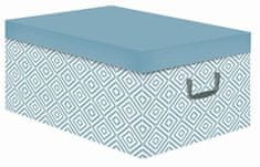 Compactor Nordic skladacia úložná krabica - kartón, bledomodrá