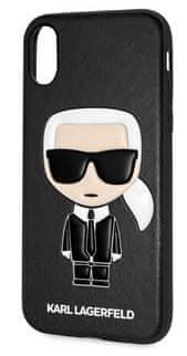Karl Lagerfeld Ikonik TPU Case Black pre iPhone X / XS KLHCPXIKPUBK