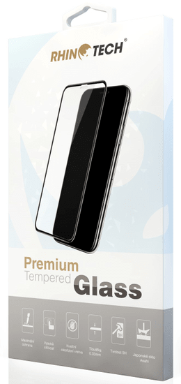 RhinoTech 2 Tvrdené ochranné 2,5D sklo pre Xiaomi Pocophone F1 RT083, biela