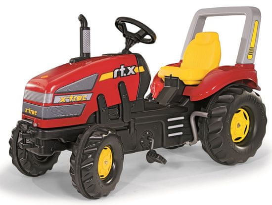 Rolly Toys Šliapací traktor X-Trac s radiacou pákou - červený