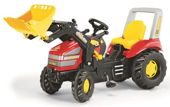 Rolly Toys Šliapací traktor X-Track s nakladačom