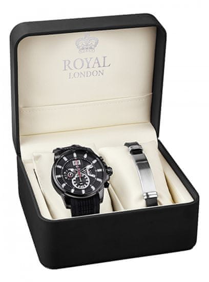 Royal London sada hodinek s náramkem 41348-01-SET