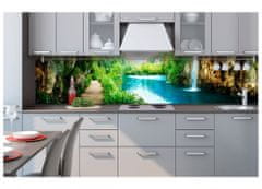 Dimex fototapety do kuchyne, samolepiace - Relax pri jazere 60 x 260 cm