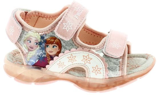 Disney by Arnetta dievčenské svietiace sandále Frozen