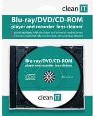 CLEAN IT Čistiace CD pre Blu-ray/DVD/CD-ROM prehrávače CL-320