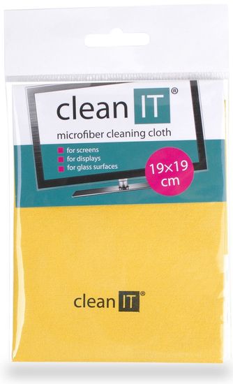 CLEAN IT Čistiaca utierka z mikrovlákna, malá žltá CL-712