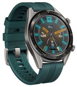 Chytré hodinky Huawei Watch GT Active, dizajn klasických hodiniek, sledovanie tepu, spánku, tréningový režim, dlhá výdrž, vodotesné