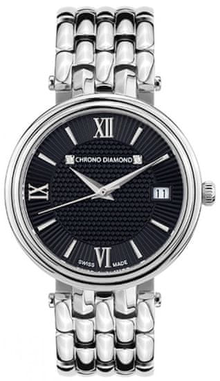 Chrono Diamond dámské hodinky 12310B Damenuhr Kyrene
