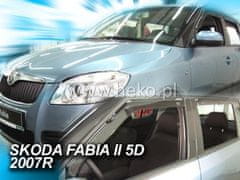 HEKO Deflektory okien Škoda Fabia II. 2007-2014 (predné)