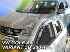 HEKO Deflektory okien VW Golf VI. 2008-2012 (combi, A6, 4 diely)