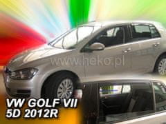 HEKO Deflektory okien VW Golf VII. 2012-2020 (hatchback, 4 diely)