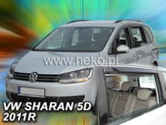 HEKO Deflektory okien VW Sharan 2010- (4 diely)