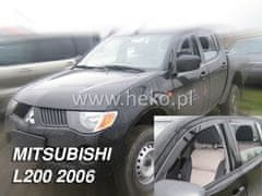 HEKO Deflektory okien Mitsubishi L200 2005-2015 (4 diely)