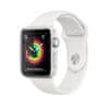 Apple Refurbished Watch Series 3, 38mm Silver Aluminium Case with White Sport Band (Renewd) - použité