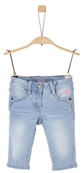 s.Oliver dievčenské capri džínsové nohavice