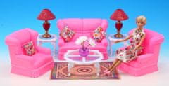 Lamps Glorie Obývacia súprava pre bábiky typu Barbie