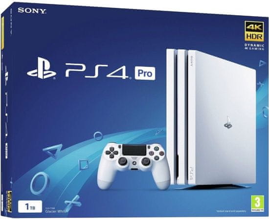 SONY PlayStation 4 Pro - 1TB, biela, (PS719790914)
