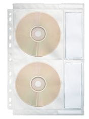 Esselte Obal závesný na CD A4 číry na 4 CD / 1 kus 