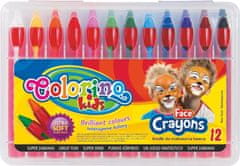 Colorino Farby tvárovej v ceruzke 12 farieb 