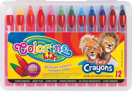 Colorino Farby tvárovej v ceruzke 12 farieb