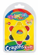 Colorino Pastelky voskové STAR 6 farieb Kids 2+ 