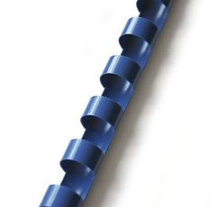 Univox Hrebeň pre krúžkovú väzbu 10 mm modrý / 100 ks 