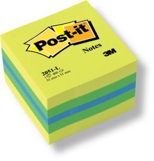 Post-It Blok samolepiace 51 x 51 mm žltý neon 