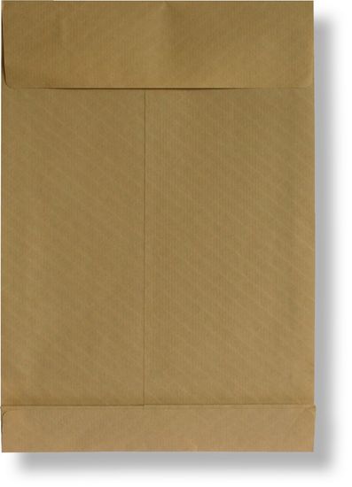 KRKONOŠSKÉ OBÁLKY Poštové taška s krížovým dnom B4 neroztrhnuteľné, samolepiace s KP, 250 x 353