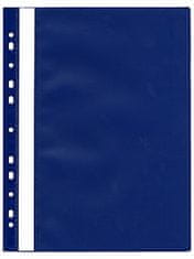Karton PP Rýchloviazač plastový s eurodierovaním modrý 