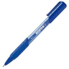KORES Pero guľôčkové K6 trojhranné s gripom 0,5 mm, modré 