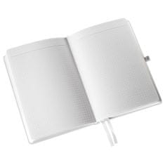 LEITZ Zápisník Style A5 mäkké dosky štvorčekový arkticky biely 