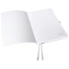 LEITZ Zápisník Style A5 mäkké dosky štvorčekový arkticky biely 